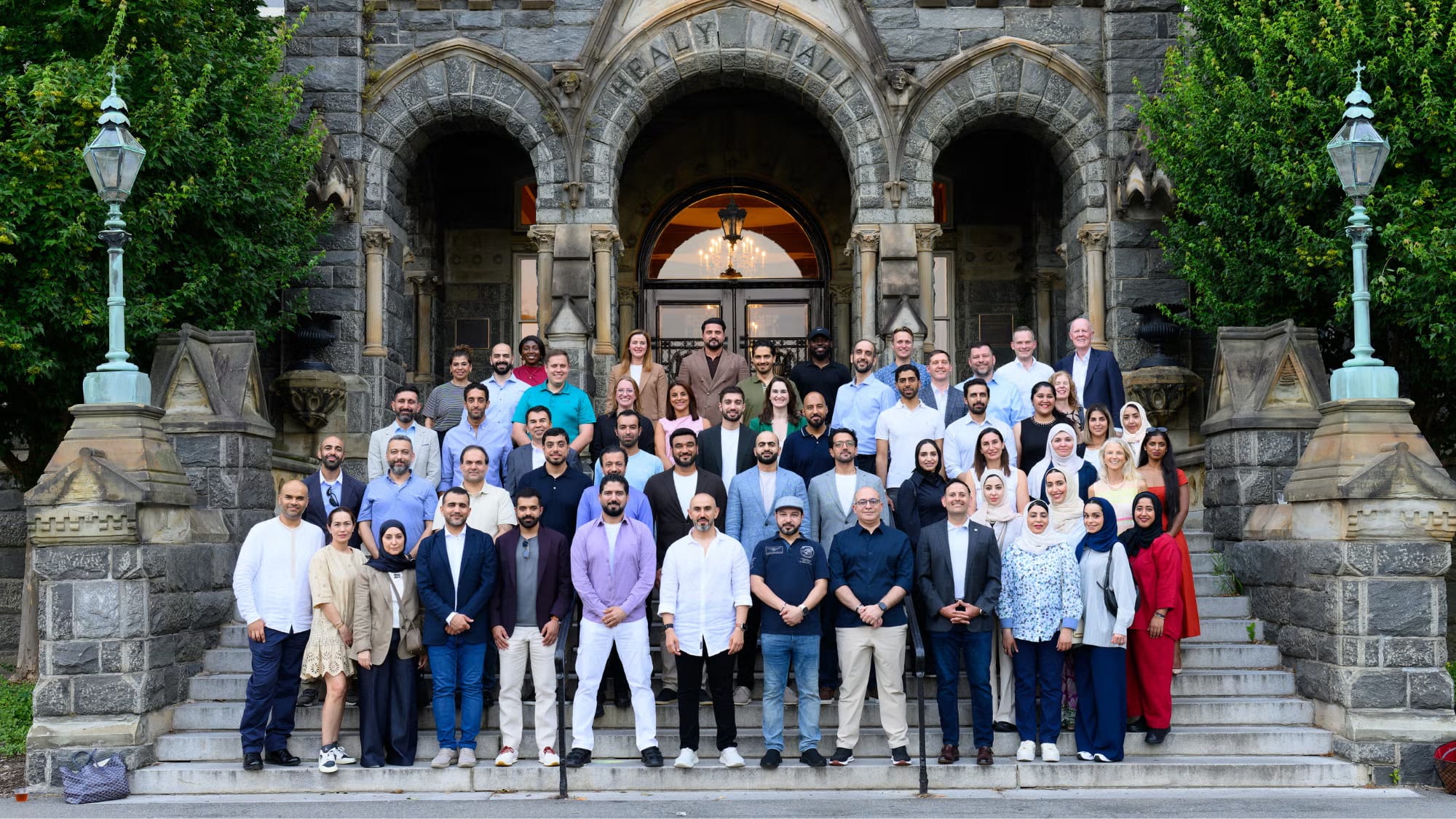 EMBA Dubai cohort visits Georgetown campus
